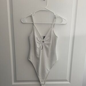 Elegant White One Piece Bodysuit